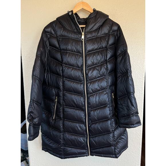 Calvin Klein Jackets & Blazers - Calvin Klein Duck Feather Down Feather Down Black Longline Jacket 2X Packable